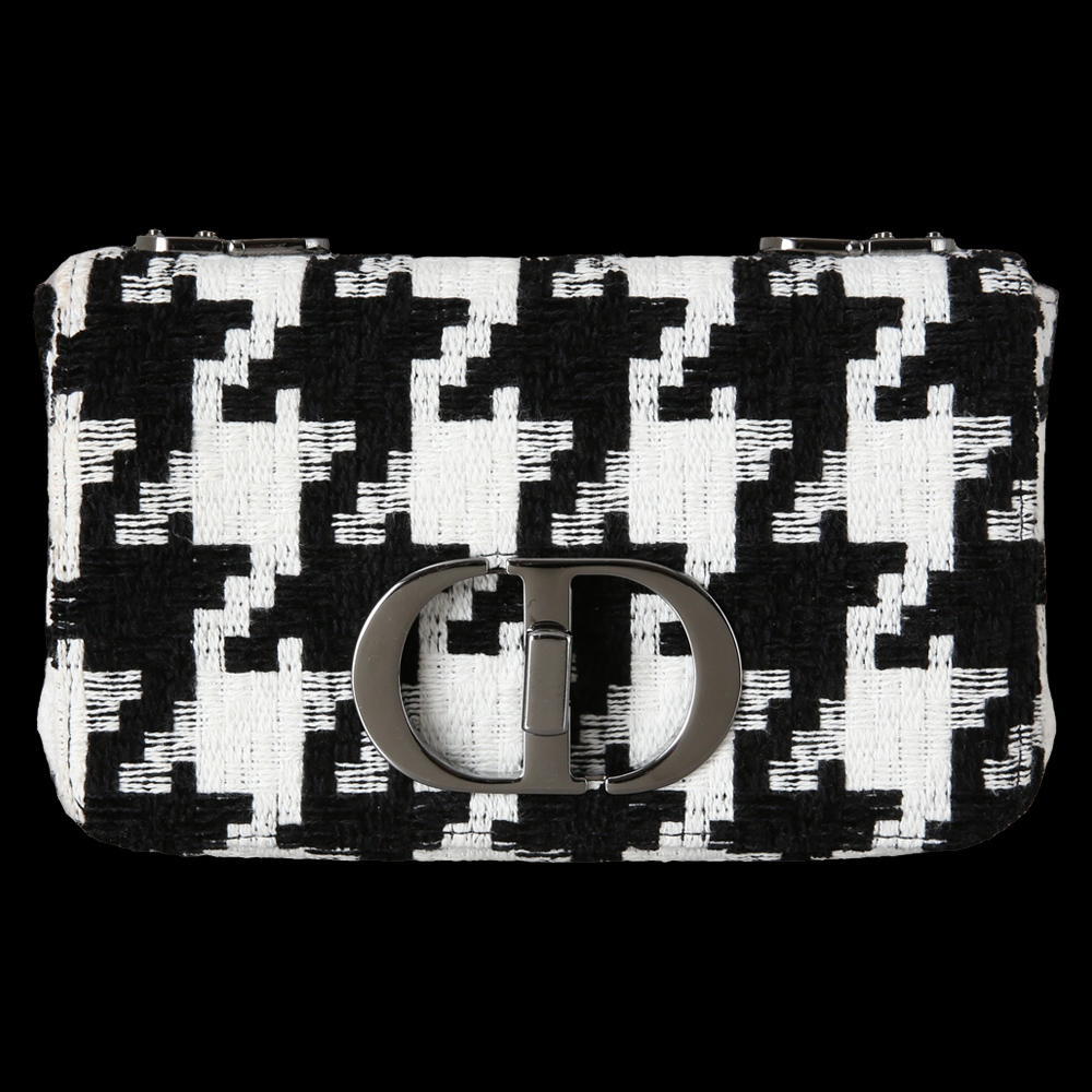 CHRISTIAN DIOR(USED)크리스찬디올 트위드 카로 스몰 체인백